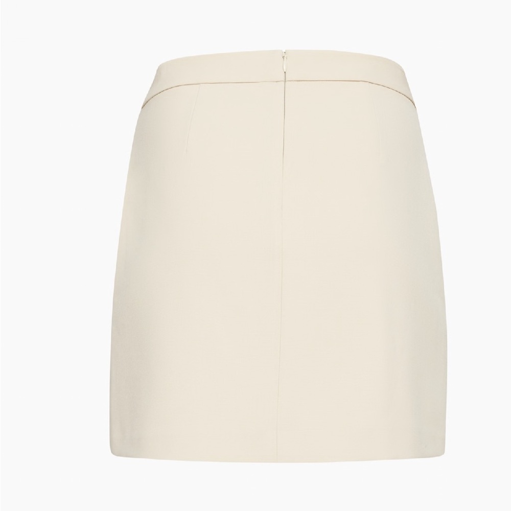 Aritzia Wilfred Patio Mini Skirt Birch Bouleau - Picture 8 of 13